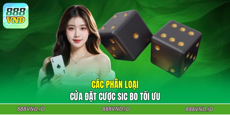 Các phân loại cửa đặt cược Sic Bo tối ưu