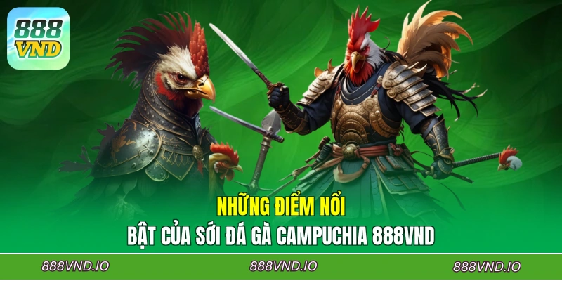 Những điểm nổi bật của sới đá gà Campuchia 888VND